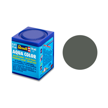 TINTA ACRÍLICA AQUA COLOR SOLÚVEL EM ÁGUA CINZA ESVERDEADO FOSCO 18ML 67 REVELL REV 36167